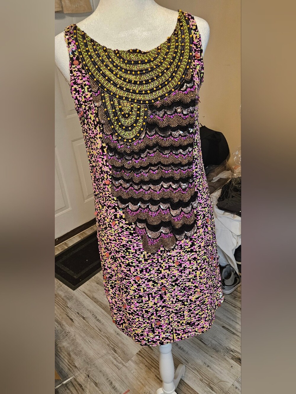 SZ 4 Ish Mini Dress By Urban Outfitters Circa 2010. Vintage Mint.